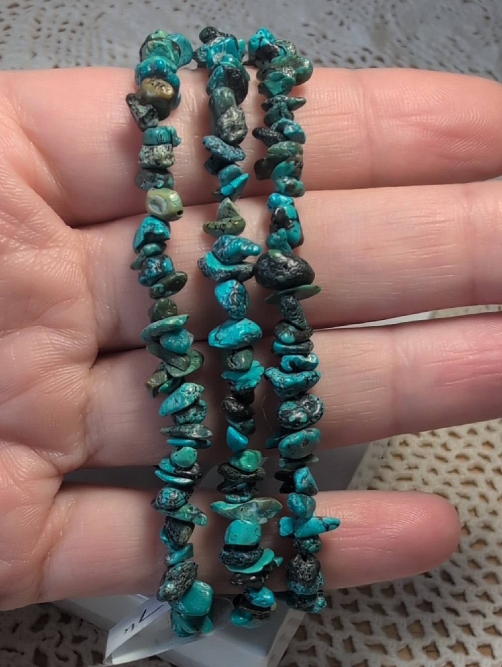 Handmade Turquoise Stretch Bracelet Stack